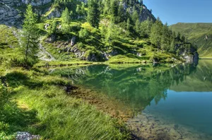 Take A Virtual Break In The Mountains Wallpaper