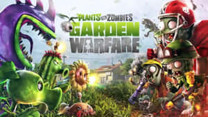 Take Down The Zombies With Plants Wallpaper