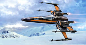 Take Flight In A Galaxy Far, Far Away In A Star Wars X-wing Wallpaper