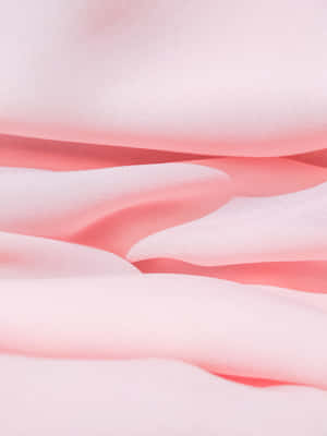 Take In The Beauty Of This Pink Silk Aesthetic Wallpaper