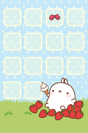 Take Notes In Style With This Cute Kawaii Ipad Wallpaper