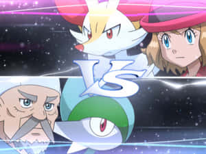Take On All Pokemon Rivals With Courage And Strength! Wallpaper