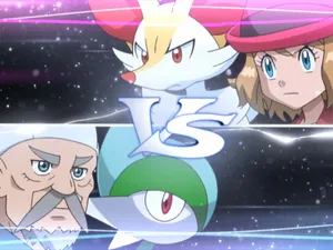 Take On All Pokemon Rivals With Courage And Strength! Wallpaper