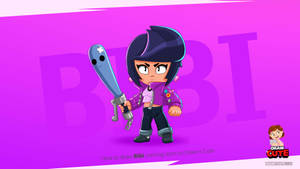 'take On Bibi From Brawl Stars' Wallpaper