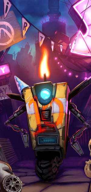 Take On The Challenges Ahead With The New Borderlands Iphone Wallpaper