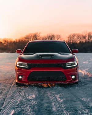 Take The Luxury Of A Dodge Charger With You Wallpaper
