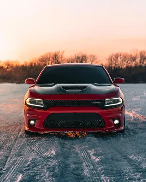 Take The Luxury Of A Dodge Charger With You Wallpaper