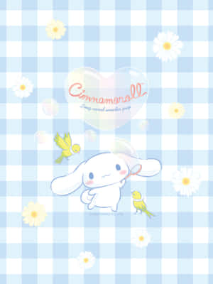 Take Your Favorite Fluffy Friends With You Always With The Cinnamoroll Phone! Wallpaper