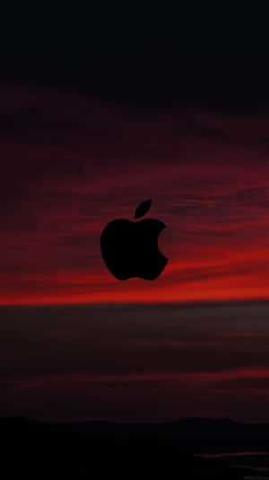 Take Your Style Up A Notch With This Unique Black And Red Iphone. Wallpaper