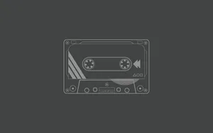 Taking It Back To The 90s With A Minimalistic Cassette Tape. Wallpaper