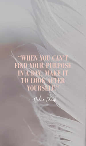 Taking Time For Self Care Wallpaper