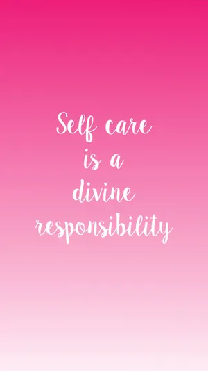 Taking Time For Self-care Every Day Is Essential For Physical And Mental Wellbeing. Wallpaper