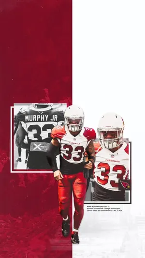 Talented Athlete Byron Murphy In Action During A Game Wallpaper