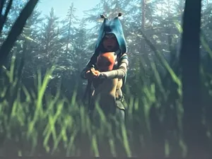 Tales Of The Jedi Episode One Scene Baby Ahsoka Wallpaper