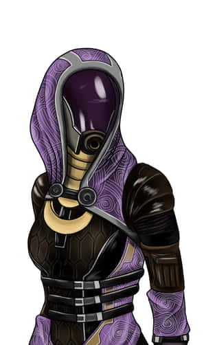 Tali'zorah In Action - Intergalactic Adventurer Wallpaper