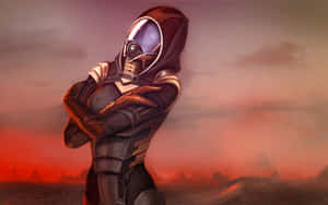 Tali'zorah In Deep Space Exploration Wallpaper