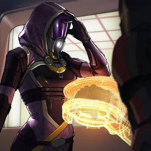 Tali'zorah Standing Heroically In A Captivating Pose Wallpaper