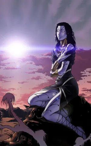 Tali'zorah, The Dynamic Quarian Engineer Wallpaper