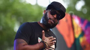 Talib Kweli Performingat Event Wallpaper