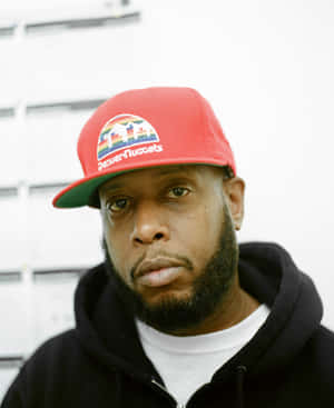 Talib Kweli Portrait Denver Nuggets Hat Wallpaper