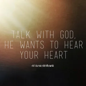 Talk With God_ Inspirational Quote Wallpaper