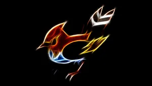 Talonflame Fractal Art Wallpaper