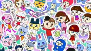 Tamagotchi Characters Collection Wallpaper