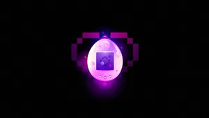Tamagotchi Digital Pet Glow Wallpaper