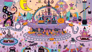 Tamagotchi Halloween Theme Wallpaper
