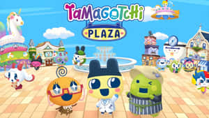Tamagotchi Plaza Characters Wallpaper