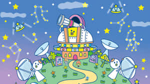 Tamagotchi Space Observatory Wallpaper