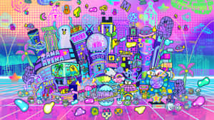 Tamagotchi Virtual World Wallpaper
