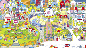 Tamagotchi Virtual World Map Wallpaper