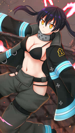 Tamaki Fire Force 2160 X 3840 Wallpaper