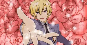 Tamaki Suoh Striking A Confident Pose Wallpaper