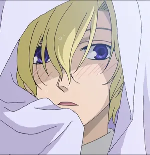 Tamaki Suoh Striking A Pose In A Stylish Suit Wallpaper