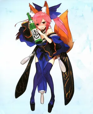 Tamamo No Mae F G O Sake Celebration Wallpaper