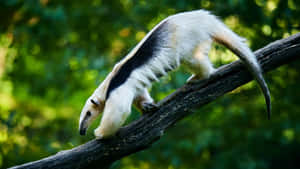 Tamandua Traversing Tree Branch Wallpaper