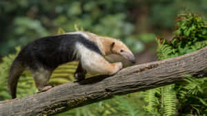 Tamandua Walkingon Tree Branch Wallpaper