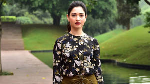 Tamannaah Bhatia In Western Suit Wallpaper