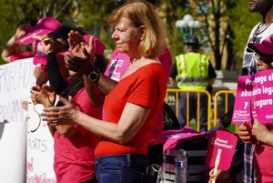 Tammy Baldwin In Pro-choice Rally Wallpaper