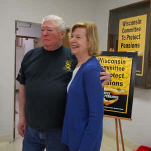 Tammy Baldwin With Retiree Wallpaper