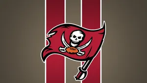 Tampa Bay Buccaneers Striped Art Wallpaper