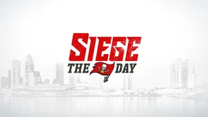 Tampa Bay Buccaneers White Slogan Wallpaper