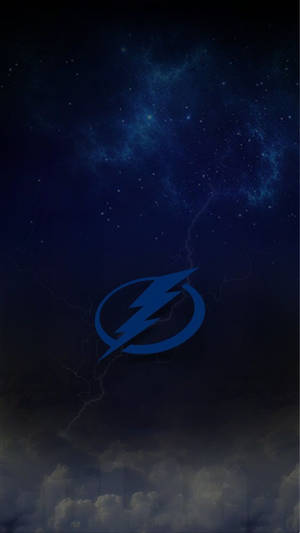 Tampa Bay Lightning In Blue Clouds Wallpaper