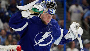 Tampa Bay Lightning Team Andrei Vasilevskiy Wallpaper