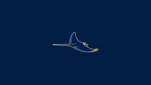 Tampa Bay Rays Blue Manta Ray Wallpaper