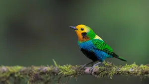 Tanager Bird Iphone Background Image Wallpaper