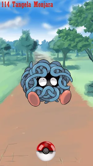 Tangela Monjara Pokemon Go Wallpaper