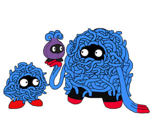 Tangela Tangbulb And Tangrowth Wallpaper